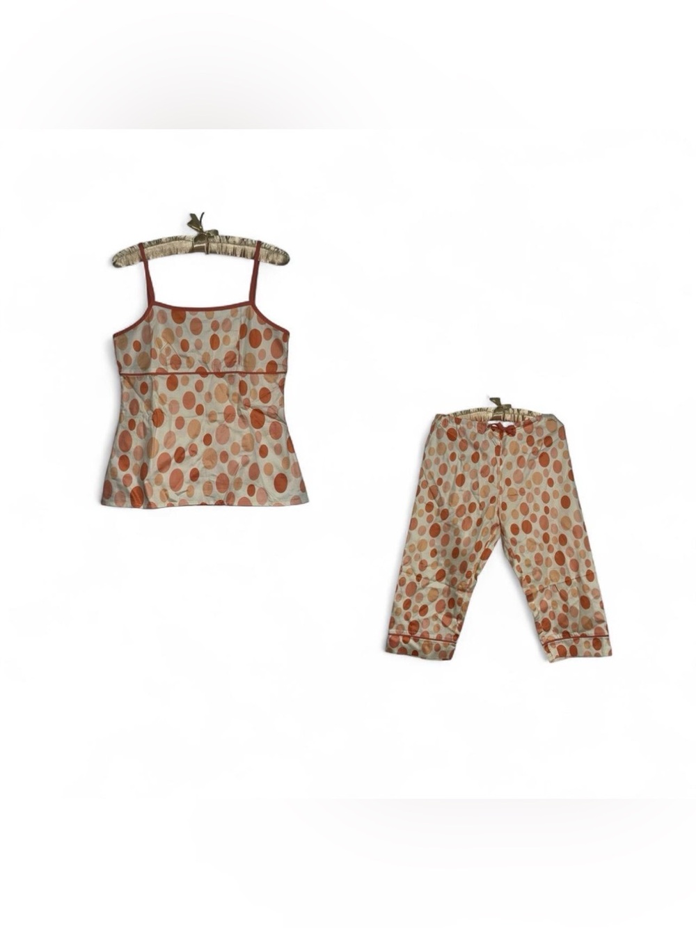 BedHead Cotton Polka Dot Pajama Set Cami & Crop Pants